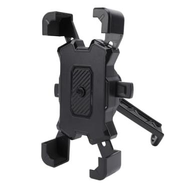 Imagem de Suporte de Montagem de Telefone para Motocicleta, Com Rotação de 360 ​​graus, Absorção de Choque, para Ciclismo de Bicicleta Elétrica, para Navegação, Chamada, Música (Preto)