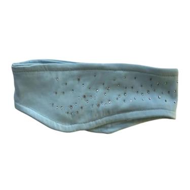 Imagem de Pegciuho Faixa de Cabelo Infantil para Patinação Artística, Faixa Esportiva para Patinação No Gelo, Poliéster Protetor, Absorvente de Suor, Adequada para Espor, Azul