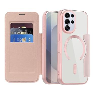 Imagem de Asuwish Capa de celular para Samsung Galaxy S25 Ultra 5G capa carteira magnética com protetor de tela de vidro temperado suporte para cartão de crédito RFID acessórios para celular S25Ultra 25S S 25