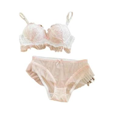 Imagem de Sutiã Push up Estilo Lolita Japonês Para Meninas Com Design De Renda -