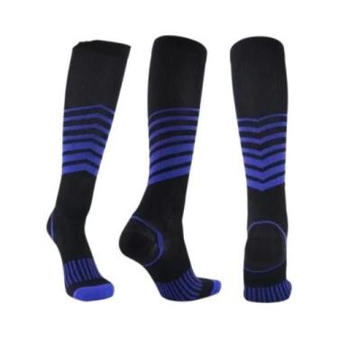 Imagem de Meias De Compressão Para Corrida Masculinas 20-30mmHg Meias Esportivas