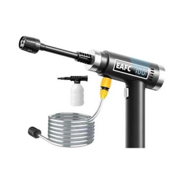 Imagem de Lavadora De Carro Elétrica Sem Fio Recarregável, Kit De Pistola De Águ