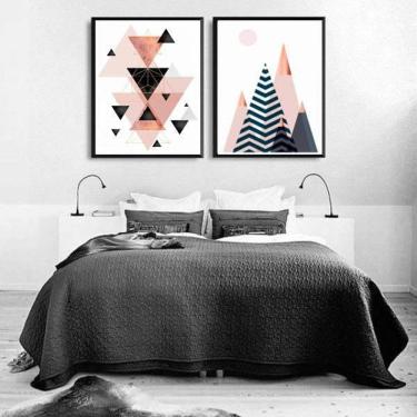 Imagem de Quadro Decorativo Paz Saúde E Chocolate 24X18Cm - Preta