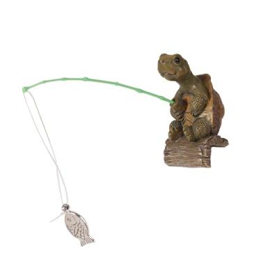 Imagem de FashionCha Estatuetas de Pesca, Decoração Divertida para Jardim, Enfeite para Vaso de Flores, Miniatura para Mesa Ou Gramado.