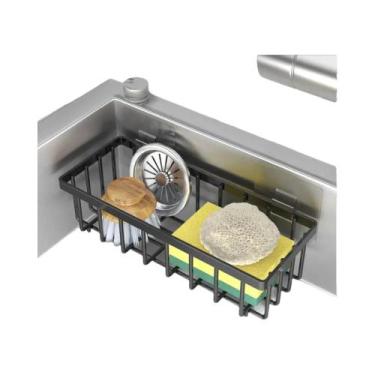 Imagem de Organizador De Banheiro Portátil Para Pia De Cozinha: Suporte Para Esp