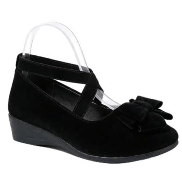 Imagem de GLYGML Tênis de caminhada feminino, sem cadarço, academia, academia, leve, malha antiderrapante, respirável, tênis de corrida para mulheres, 18_preto, 36