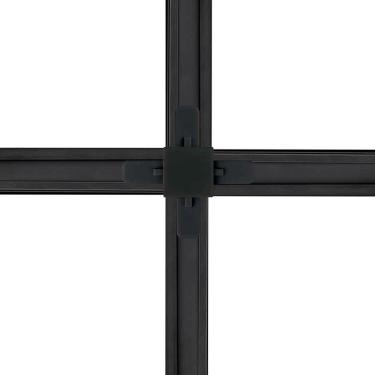 Imagem de Conector Emenda Llum Tipo X Para Trilho Eletrificado Bivolt Preto