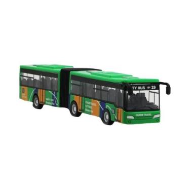 Imagem de Ônibus Urbano De Brinquedo Em Metal Fundido Para Crianças, Modelo 164,