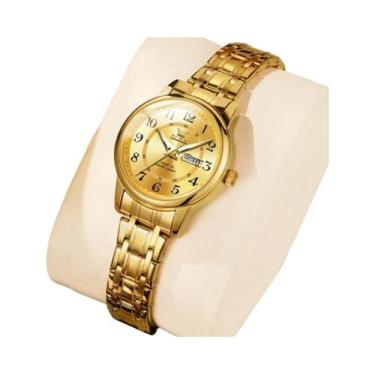 Imagem de Relógio De Pulso Feminino OLEVS 2891 Com Mostrador Digital Grande, À P