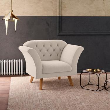 Imagem de Poltrona Decorativa Roseira Inca Areia