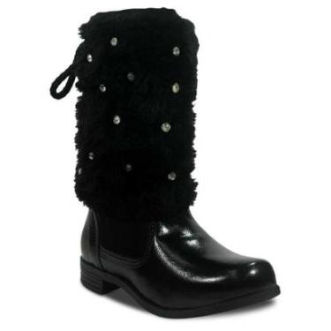 Imagem de Bota Montaria Com Pelos Coturno Infantil Cano Alto 09.60-Feminino