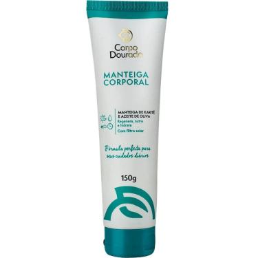 Imagem de Corpo Dourado - Manteiga Corporal Karité E Oliva Regenera E Nutre 150g