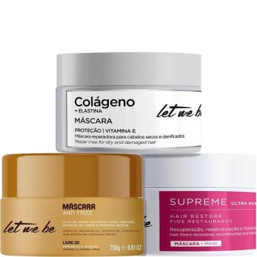 Imagem de Let Me Be - Kit Cronograma Capilar Reparação Antifrizz (3 Produtos)