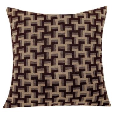 Imagem de Almofada Decorativa Atlanta Jacquard Com Refil 61% Algodão 39% Poliéster - Lais