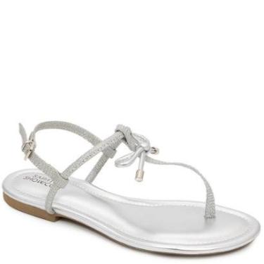 Imagem de Sandália Rasteira Brilho Lacinho Sapato Show 2021022-Feminino