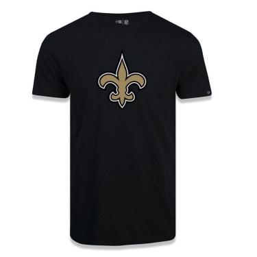 Imagem de Camiseta New Era New Orleans Saints Logo Time NFL-Unissex