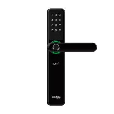 Imagem de Fechadura Inteligente Intelbras Mfr 7000 De Embutir Com Maçaneta