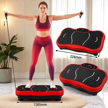 Imagem de Plataforma Vibratória 110V 120 Níveis Bluetooth Com Controle Remoto Ex