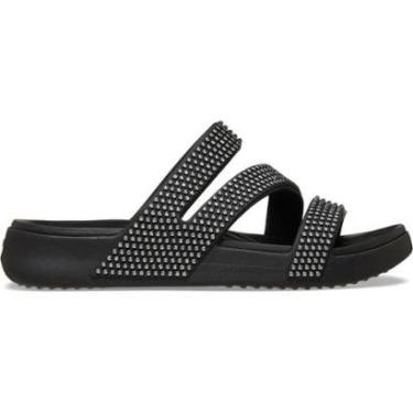 Imagem de Sandália Crocs Getaway Gems Strappy Sandal Black-Unissex