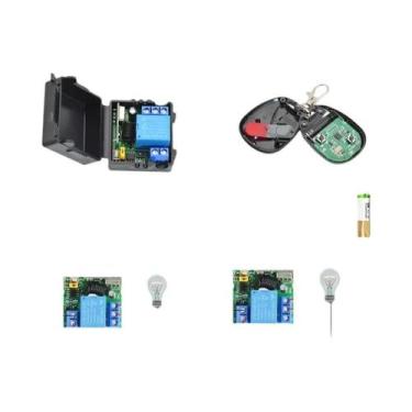 Imagem de Interruptor De Controle Remoto Sem Fio RF 433Mhz 1CH 2CH Receptor Tran