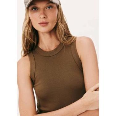 Imagem de Regata Básica Feminina Slim Neck-Feminino
