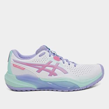 Imagem de Tênis Asics Gel-Challenger 15 Feminino, Branco, Roxo, 37