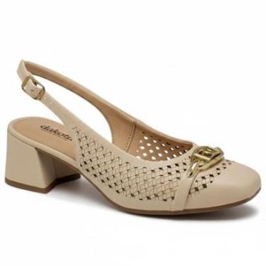 Imagem de Sandália Feminina Trissê Peep Toe Salto Bloco Dakota-Feminino