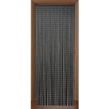 Imagem de Cortina Americana Para Porta Painel Tiras Plástica PRETA LISA - Loja B