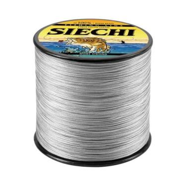 Imagem de Linha De Pesca Trançada Multifilamento PE SIECHI X4 Forte 300M 500M 10