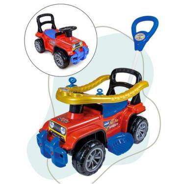 Imagem de Carrinho Infantil Quadriciclo Spider Jip Jip Maral 2 em 1 com Empurrad