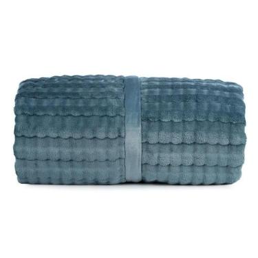 Imagem de Cobertor King Desert Altenburg Azul Balneário