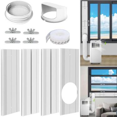 Imagem de Kit de janela de ar condicionado portátil Kifiray com acoplador univer