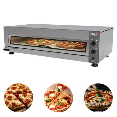 Imagem de Forno Refratário 100 Litros Para Pizza 50cm Elétrico Inox WP-100 Wicotry