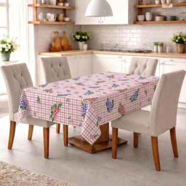 Imagem de 2 Toalhas para Mesa Estampada Grande 1,45 x 2,50 Estampada Retangular 