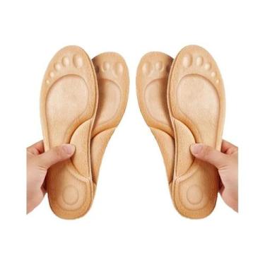 Imagem de Palmilhas De Látex Super Macias Com Suporte De Arco 4D Para Massagem, 