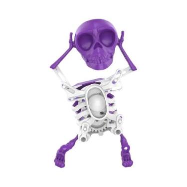 Imagem de Decoração De Esqueleto Móvel Assustador, Ornamento De Halloween, Figur