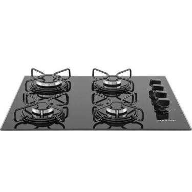 Imagem de Cooktop À Gás 4 Bocas FG4004AVP Suggar Esmaltado Preto Bivolt, Bivolt