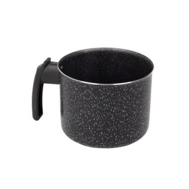 Imagem de Fervedor Leiteira Antiaderente 16cm 2L Preto Nacional - Alumínio Nacio