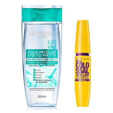 Imagem de Kit 1 Máscara de Cílios Maybelline The Colossal Volum' Express Lavável