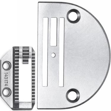 Imagem de Chapa Agulha Dente 3 Carreira Costura Pesada Reta Industrial - Evolver