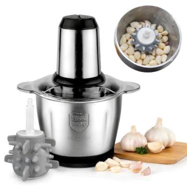 Imagem de Multiprocessador Triturador De Alimentos Elétrico 3l 110V + DESCASCADO
