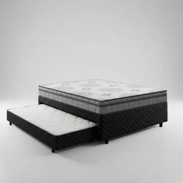 Imagem de Bicama Box com Colchão Espuma D33 Pillow In D Angelis Ortosleep + Auxi