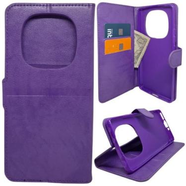 Imagem de Capa Carteira Para Xiaomi Note 14 Pro (Tela de 6.67) Capinha Case - Di