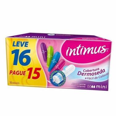 Imagem de Absorvente intimus mini com 16 unidades