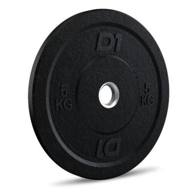 Imagem de Anilha Olímpica Bumper Cross Hi Temp All Black 5kg - D1FITNESS
