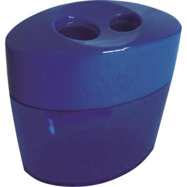 Imagem de Apontador com depósito - 2 Furos - KIT -, Azul
