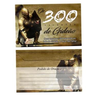 Imagem de Envelope para campanha-PACOTE COM 100 UNIDADE - SC, Os trezentos valen
