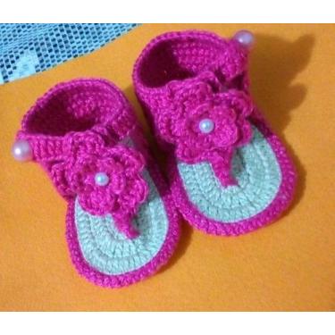 Imagem de sapatinho em croche - thamy