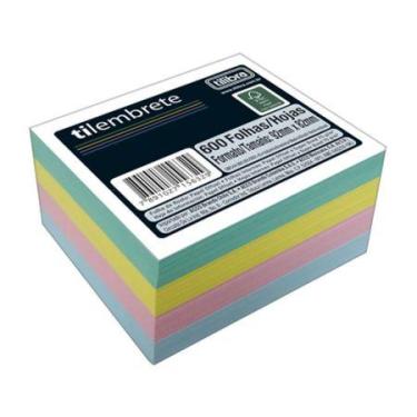Imagem de Papel lembrete colorido Tilembrete 600 folhas - Tilibra