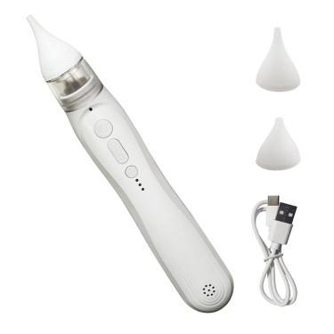 Imagem de Aspirador Nasal Eletrico Nariz Bebe Infantil Sugador Muco 5 Niveis Recarregavel Limpeza Consgestao Gripe Portatil